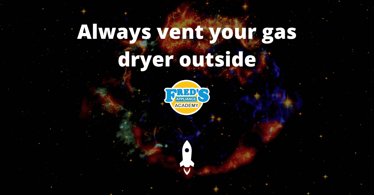 Featured image for “Why you should always vent your gas dryer outside”
